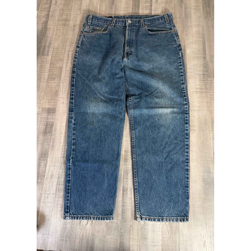 Vintage Levi 550 Relaxed Fit Jeans Mens 38x30 Medium Wash Blue Denim USA (36x30)